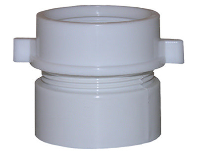 Larsen Supply Co, Inc., Adaptateur de tuyau de drainage, PVC blanc, 1.5-In. (Paquet de 6)