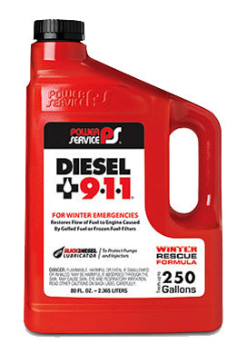 Diesel 9-1-1, Additif pour carburant Diesel 9-1-1, formule hiver, 80-oz.