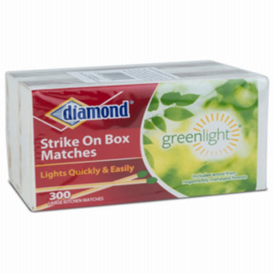 Diamant, Allumettes Diamond Greenlight 2.5 in.   L 300 pc (paquet de 8)