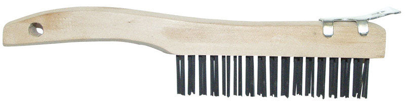 ALLWAY TOOLS INC, Allway 1-1/16 in. W X 10.75 in. L Brosse métallique en acier au carbone avec grattoir