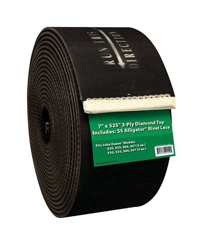 APACHE HOSE & BELTING INC, Apache Ribbed Baler Belt For Hay Balers (courroie nervurée pour presse à foin)