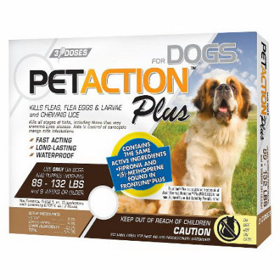 Sergeants Pet Care Prod, Applicateurs de puces et tiques pour chiens XL, 3 doses