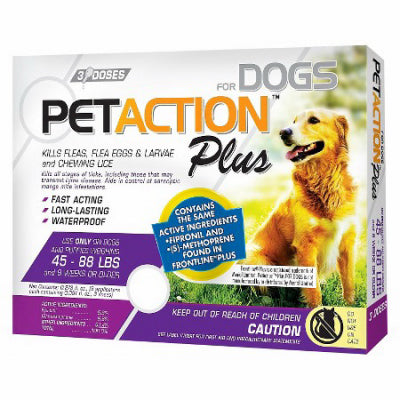 Sergeants Pet Care Prod, Applicateurs de puces et tiques pour grands chiens, 3-doses