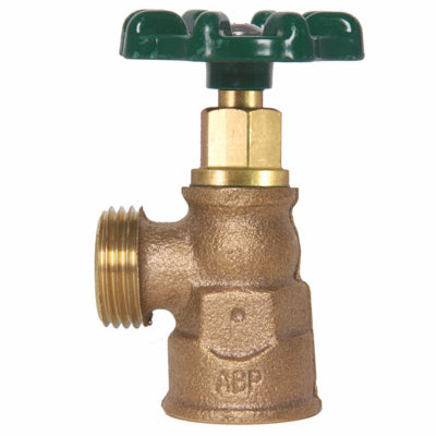 ARROWHEAD BRASS & PLUMBING LLC, Arrowhead 1/2 in. FIP MHT Brass Boiler Drain