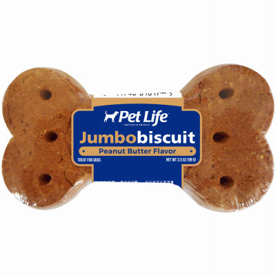 PetLife, Biscuits pour chiens, saveur beurre d'arachide Jumbo, 3,5 oz (paquet de 15)