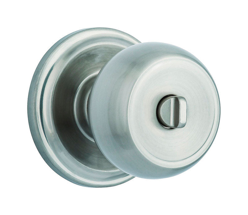 HAMPTON PRODUCTS INTERNATIONAL, Brinks Push Pull Rotate Stafford Nickel Satiné Serrure à cylindre simple KW1 1.75 in.