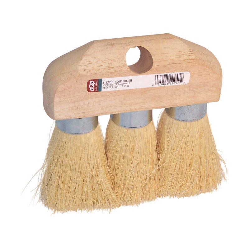 FABRICATION DE BROSSES DE QUALITÉ À DÉTROIT, Brosse à toiture à manche en bois DQB