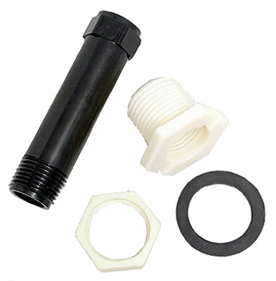 DIAL MANUFACTURING INC (EN ANGLAIS), Cadran 1-1/4 po H X 4-3/4 po L W Kit de drainage et de tuyaux en nylon noir