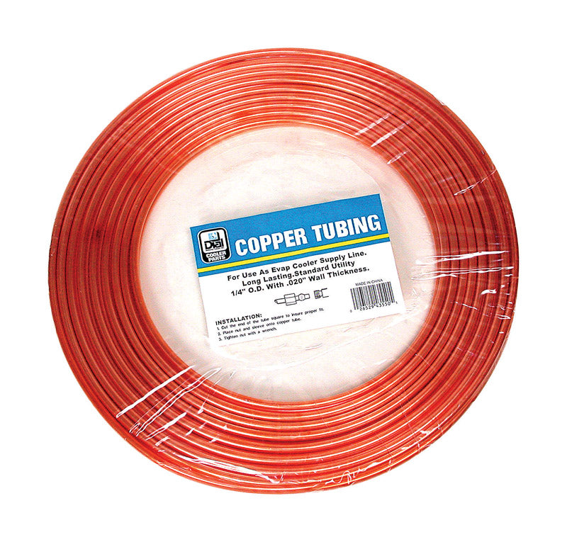 DIAL MANUFACTURING INC, Cadran 1/4 po H Plastique Orange Tube Cuivre