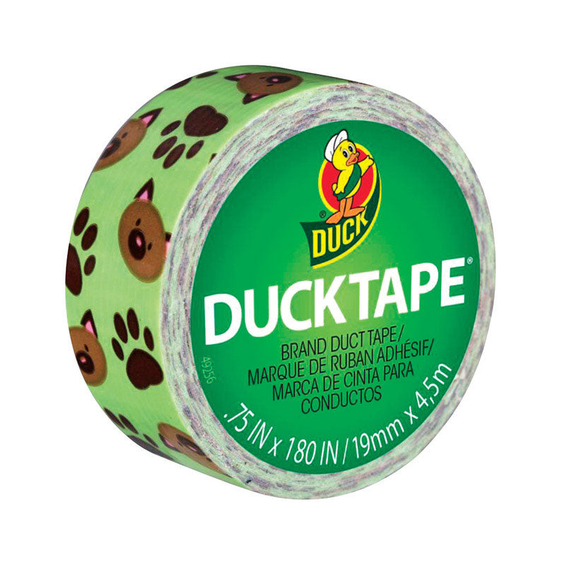 SHURTECH BRANDS LLC, Canard 0.75 in. W x 180 in. L Multicolore Cats and Paws Duct Tape (paquet de 6)