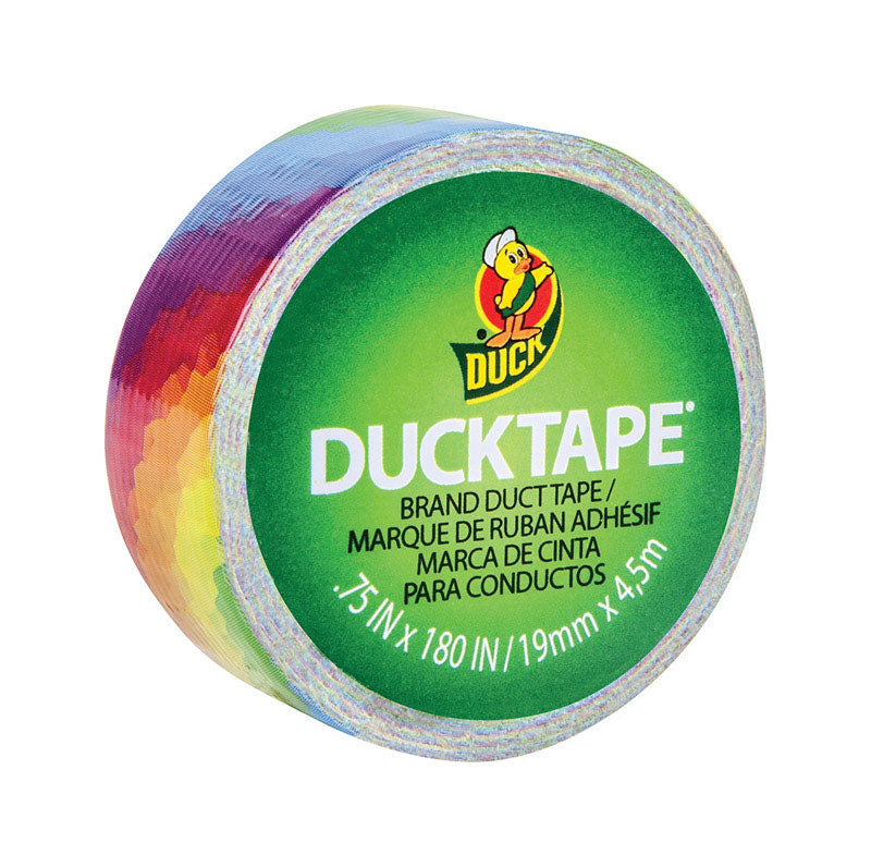 SHURTAPE TECHNOLOGIES LLC, Canard 0.75 in. W x 180 in. L Multicolore Rainbow Duct Tape (paquet de 6)