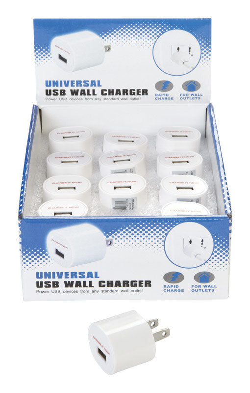 DIAMOND VISIONS INC, Chargeur mural USB Diamond Visions (Lot de 12)