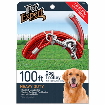 Pet Expert, Chariot pour chien, poids lourd, 100-Ft.