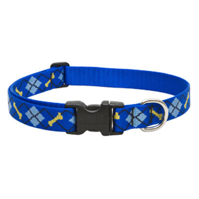 LUPINE INC, Collier ajustable pour chien, Dapper Dog, 1 x 12 to 20-In.