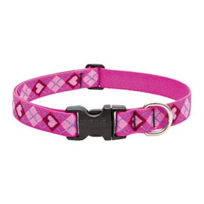 LUPINE INC, Collier pour chien ajustable, Puppy Love, 1 x 12 to 20-In.