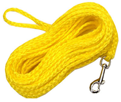 Coastal Pet Products, Inc., Cordon de contrôle pour chien, nylon jaune, 1/4 po x 50 pi