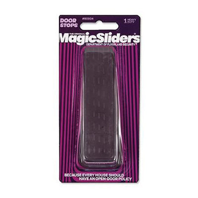 Slider magique, Coulisses magiques 1-3/16 po H X 6-5/16 po W X 2-1/2 po W X 2-1/2 in. L Butoir de porte brun en caoutchouc ultra-robuste (paquet de 6).