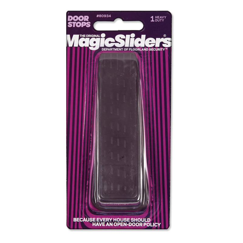 Slider magique, Coulisses magiques 1-3/16 po H X 6-5/16 po W X 2-1/2 po W X 2-1/2 in. L Butoir de porte brun en caoutchouc ultra-robuste (paquet de 6).