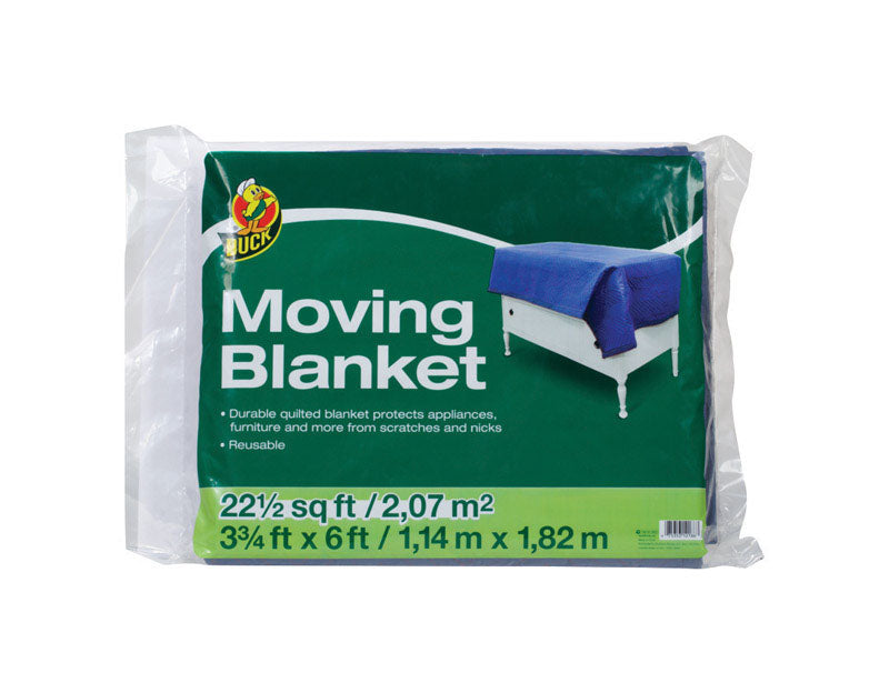 SHURTAPE TECHNOLOGIES LLC, Couverture de déménagement Duck 45 in. W X 6 ft. L Movers Blanket 1 pk