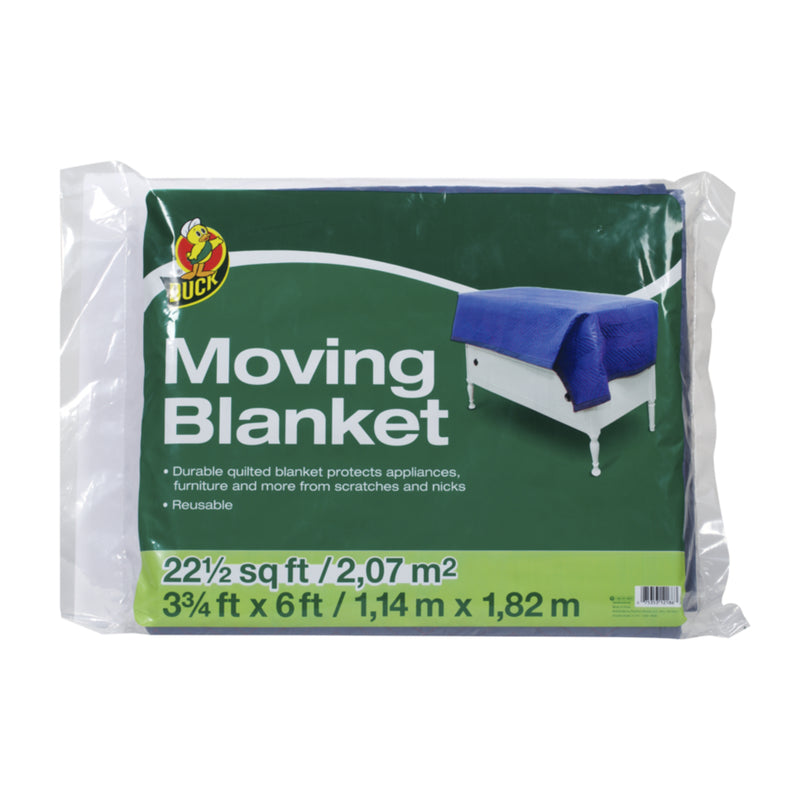 SHURTAPE TECHNOLOGIES LLC, Couverture de déménagement Duck 45 in. W X 6 ft. L Movers Blanket 1 pk