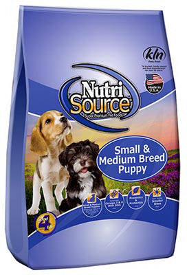 NutriSource, Croquettes pour chien, sèche, chiot de petite race, 18-Lbs.