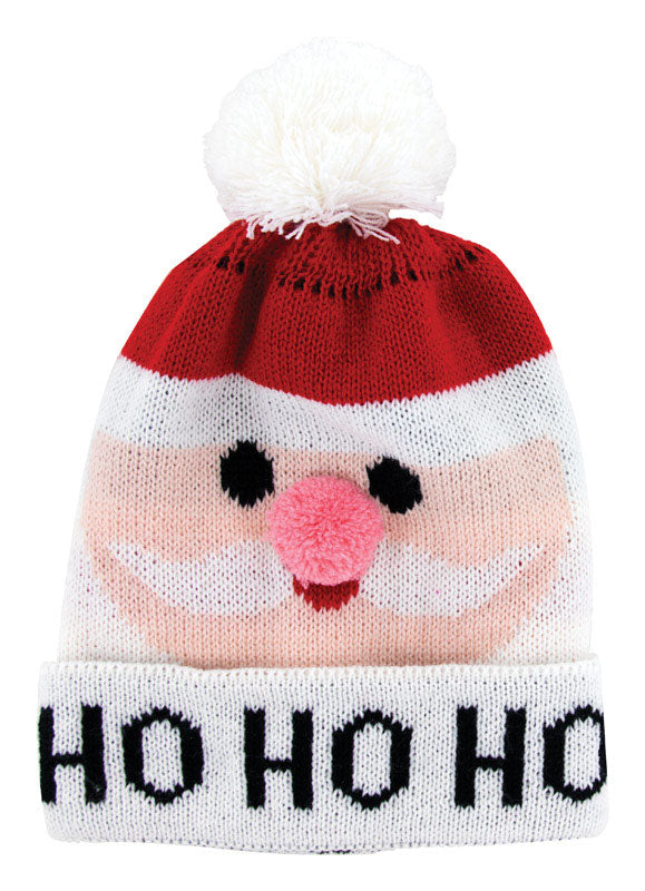 DM MERCHANDISING INC, DM Merchandising - Cozy Cuties - Bonnet de Noël pour enfants - Acrylique - 1 pk (Lot de 24)