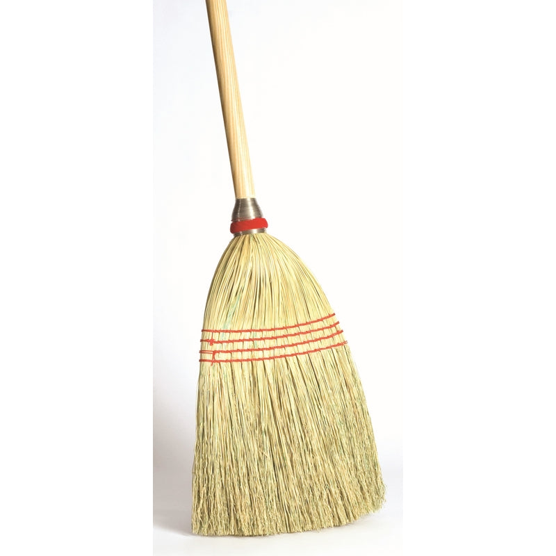 DETROIT QUALITY BRUSH MANUFACTURING, DQB 11.5 in. W Broomcorn Broom