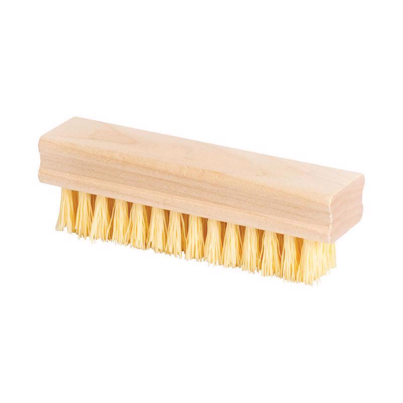 BROSSES DE QUALITÉ DE DÉTROIT, DQB 4.75 in. W Wood Handle Scrub Brush