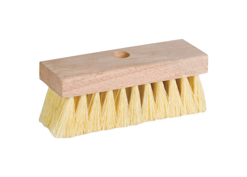 FABRICATION DE BROSSES DE QUALITÉ À DÉTROIT, DQB 7 in. W Wood Roof Brush (Pack of 6)