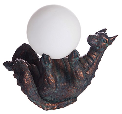 New Creative, DRAGON AVEC STATUE ORBE LUMINEUSE