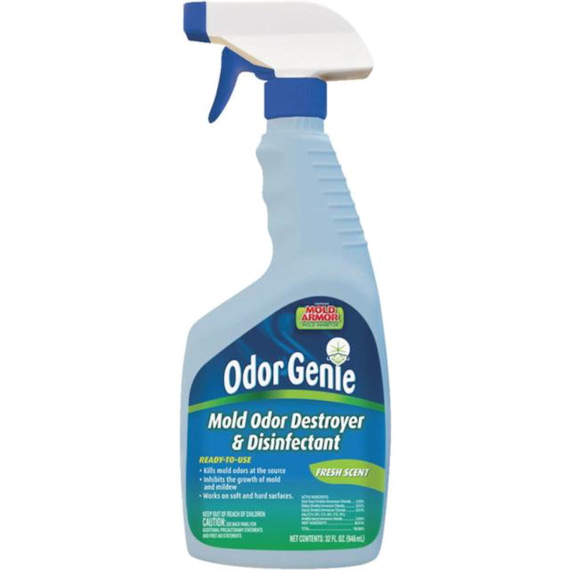 Crête humide, DampRid Odor Genie Fresh Scent Disinfectant 32 oz. Spray (Pack de 6)