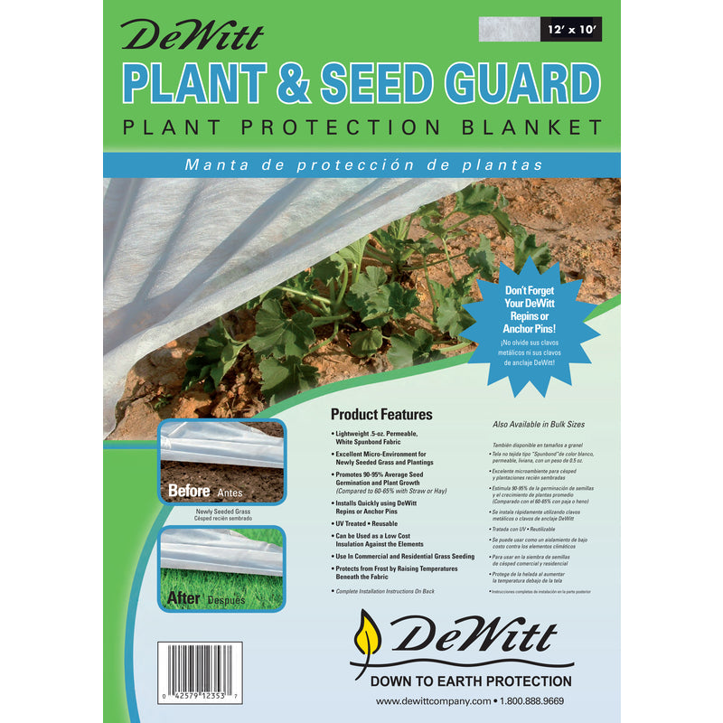 DEWITT COMPANY INC, DeWitt 12 ft. W X 10 ft. L Protection des plantes et des semences en polypropylène