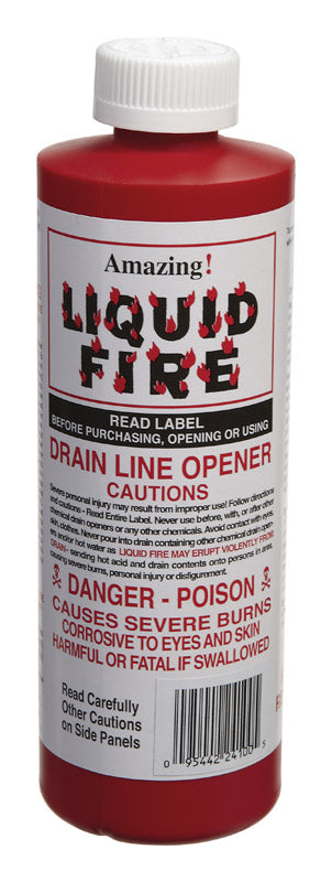 AMAZING PRODUCTS INC, Déboucheur de drains liquide Amazing Liquid Fire 16 oz (paquet de 12)