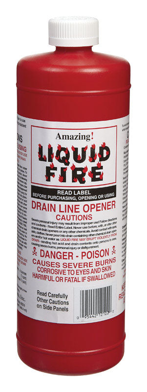 AMAZING PRODUCTS INC, Déboucheur liquide Amazing Liquid Fire 32 oz (paquet de 12)