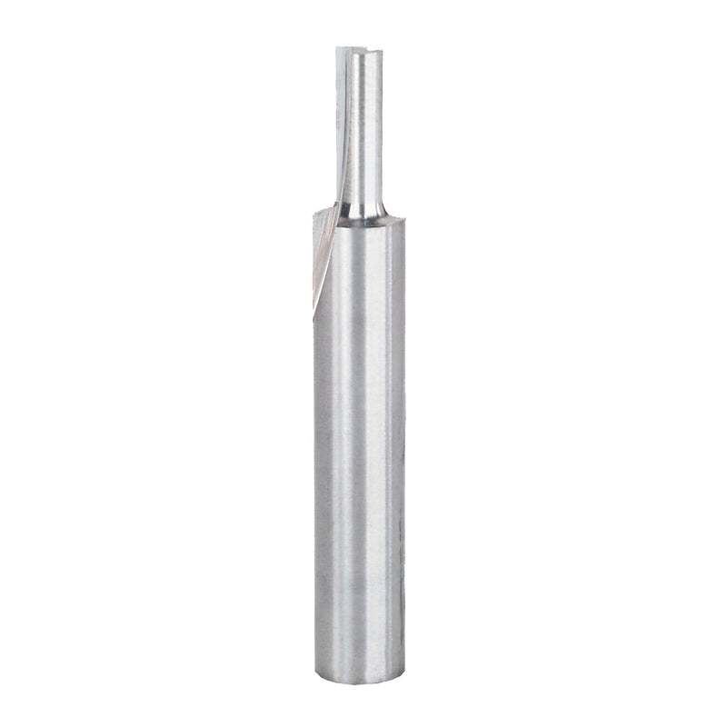 FREUD AMERICA INC, Diablo 1/8 in. D X 1-3/4 in. L Carbide Double Flute Straight Router Bit