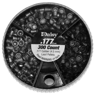 Daisy Mfg, Dial-A-Pellet Air Gun Pellets, Assorted Sizes, 177 Caliber, 300-Ct.