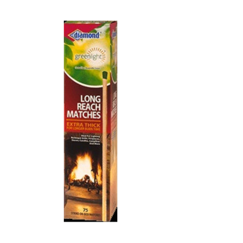 ROYAL OAK ENTERPRISES LLC, Diamond 10 in. L Long Reach Matches 75 pc