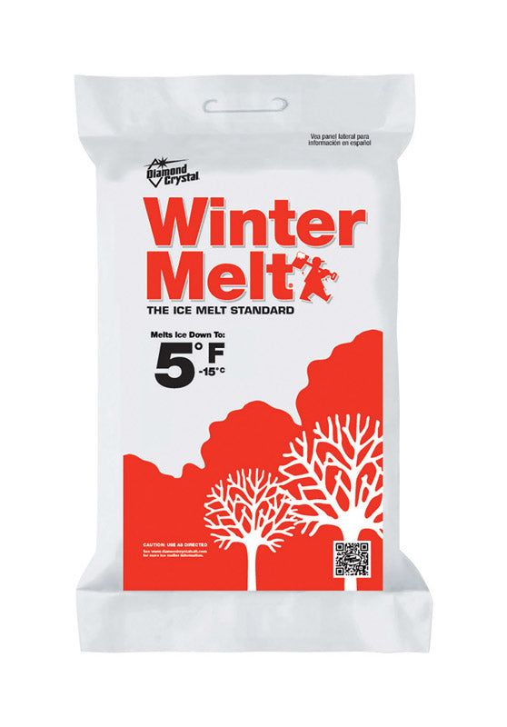 Sel de Cargill, Diamond Crystal Ice Melter Bag Melts Effectively To 5 Degrees F Bagged 10 Lbs.