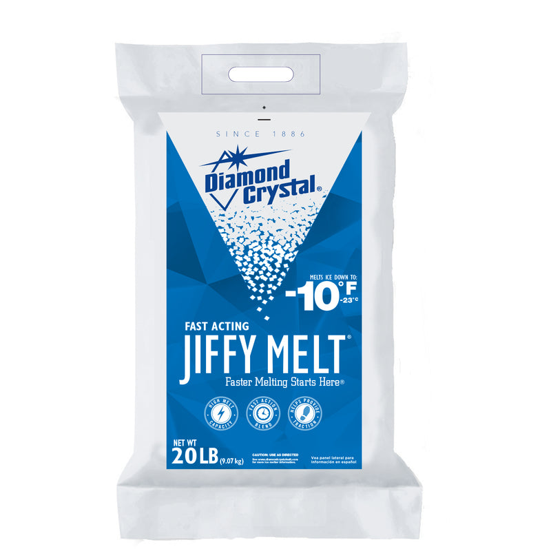 CARGILL INC, Diamond Crystal Jiffy Melt Fonte de glace mélangée 20 lb de cristal