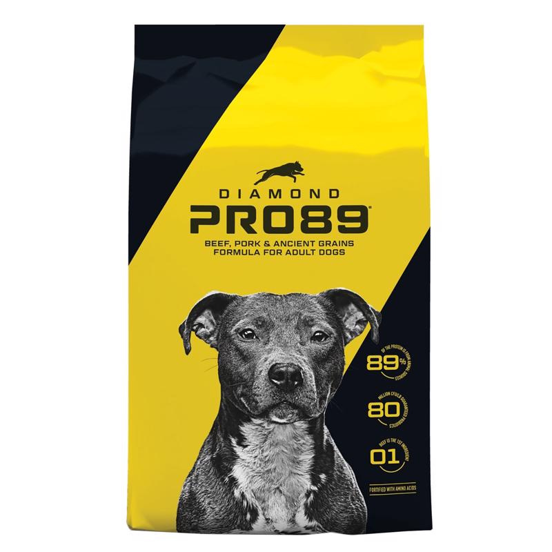 ANIMAL SUPPLY COMPANY LLC, Diamond PRO89 Adult Beef and Pork Dry Dog Food 40 lb (nourriture sèche pour chiens adultes au boeuf et au porc)