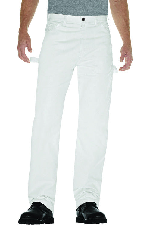 WILLIAMSON- DICKIE MFG CO, Dickies Hommes Pantalon de peintre 32x30 Blanc