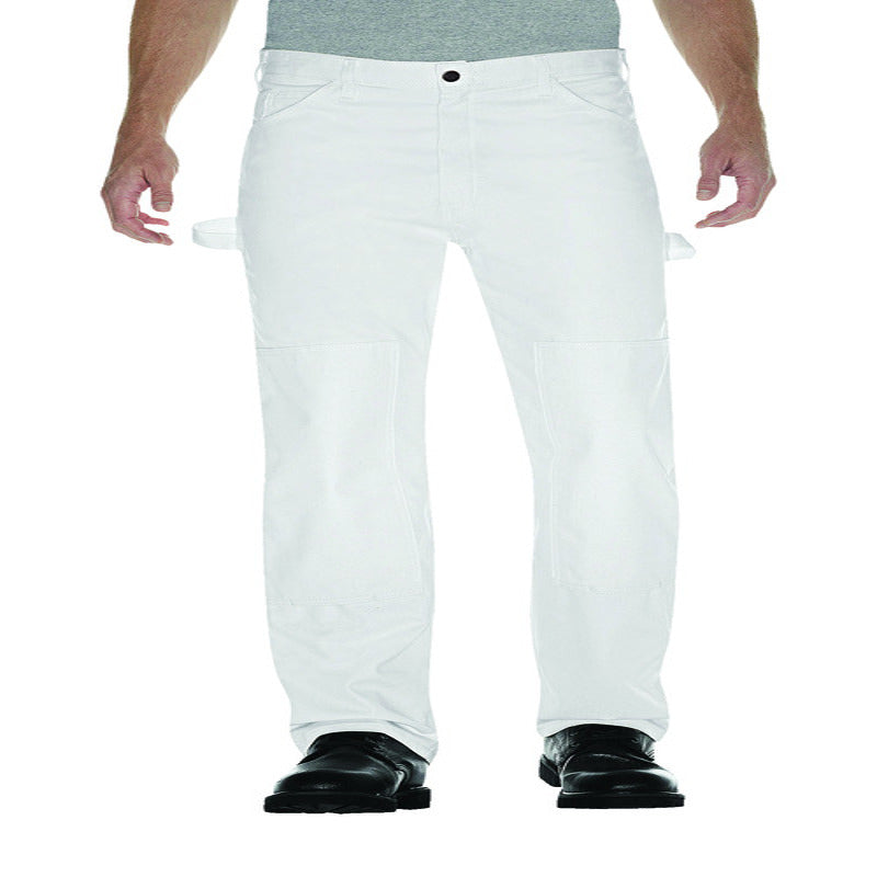 WILLIAMSON- DICKIE MFG CO, Dickies Hommes Pantalon double genou de peintre 34x30 blanc