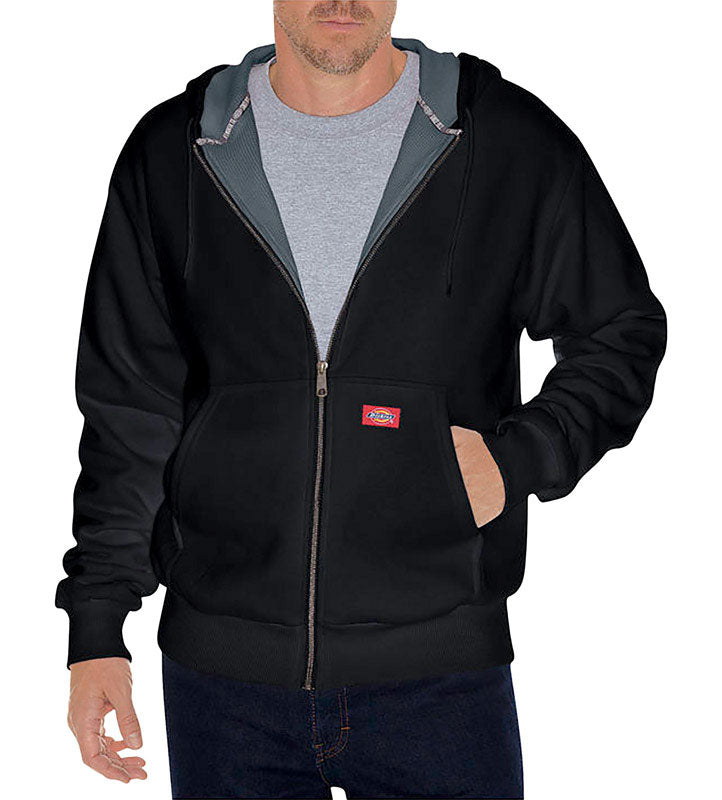 WILLIAMSON- DICKIE MFG CO, Dickies L Long Sleeve Men's Hooded Jacket Black (Veste à capuche à manches longues pour hommes)