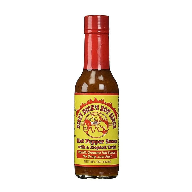 LA PETITE BOUTIQUE DU FEU LLC, Dick's Original Hot Pepper w/ Tropical Twist Sauce piquante 5 oz