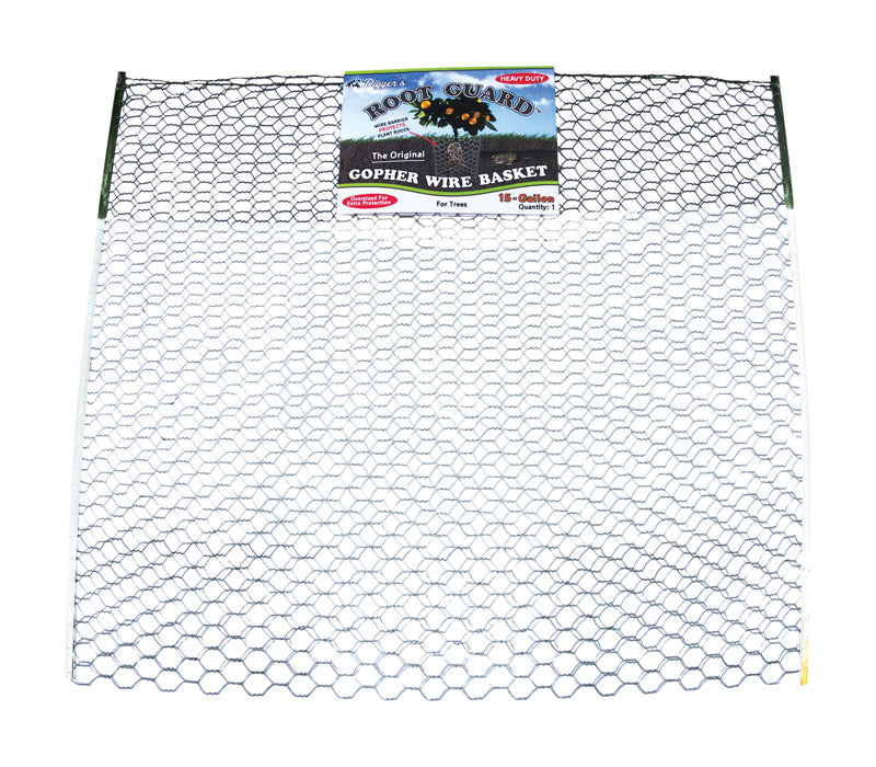 WAYNE MORGAN, Digger's Root Guard 27.75 in. H X 25 in. W X 0.2 in. D Silver Coated Wire Gopher Wire Basket