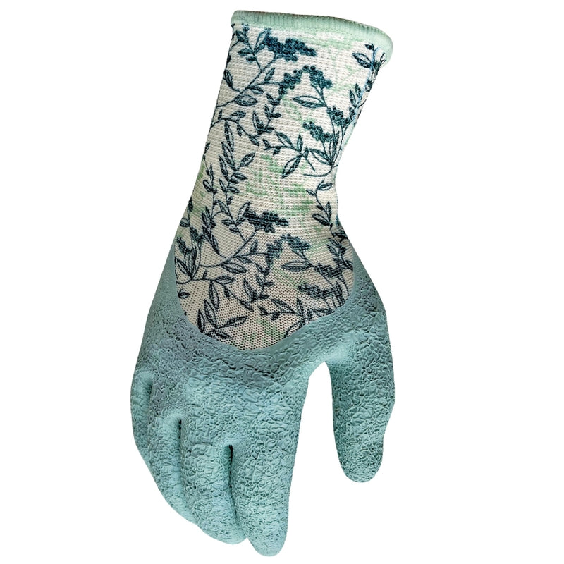 BIG TIME PRODUCTS LLC, Digz Gants de jardinage enduits de latex L Gants de jardinage enduits de latex extensibles bleu foncé