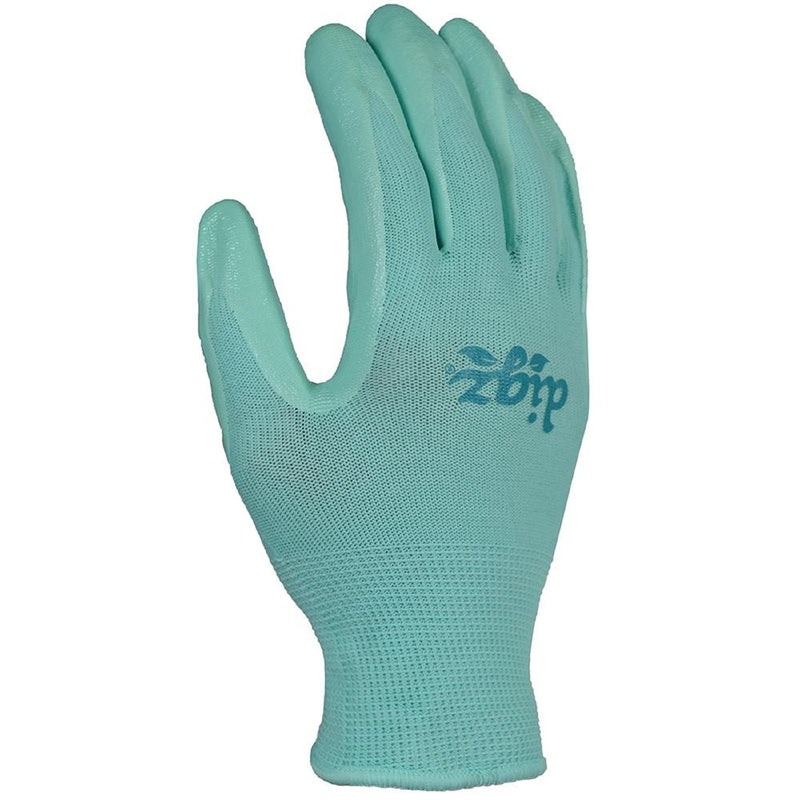 BIG TIME PRODUCTS LLC, Digz Gants de jardinage pour femmes Teal M 1 paire (Lot de 6)