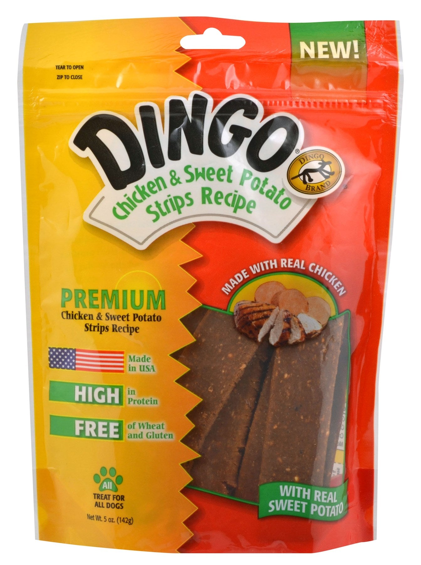 Dingo, Dingo DN-99116PDQ 5 Oz. Chicken Sweet Potato Dog Treats (gâteries au poulet et à la patate douce)