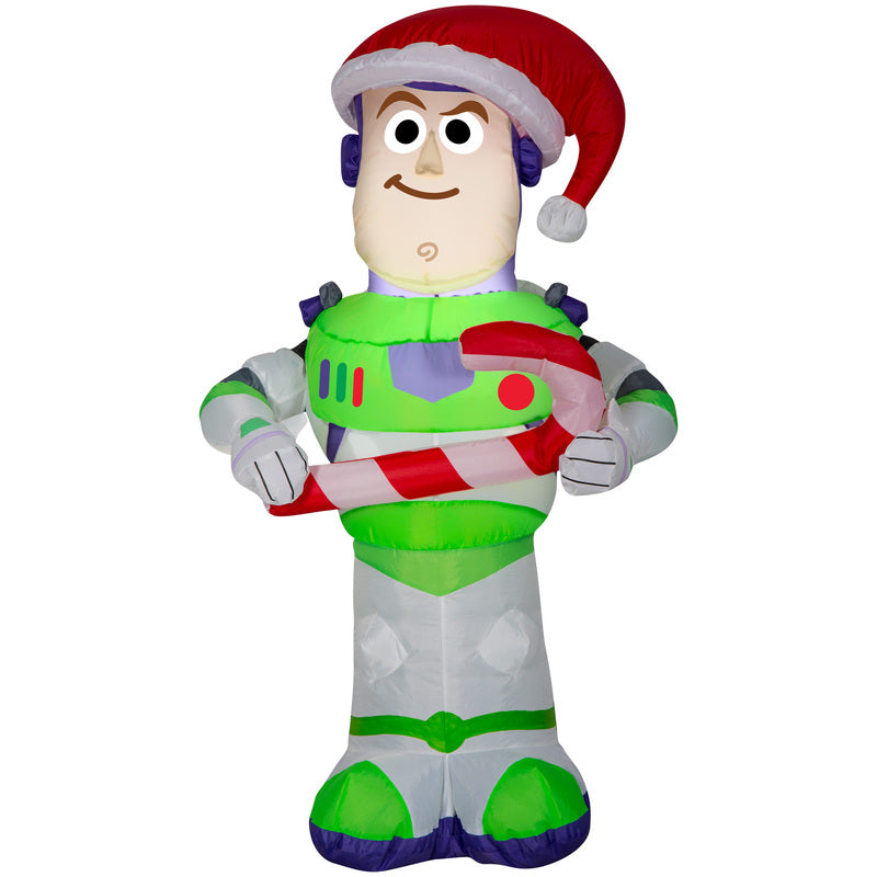 ACE TRADING - HOLIDAY DECOR ZE, Disney Polyester Multicolore Toy Story Buzz Lightyear Plug-In Noël Gonflable 42.13 H in.