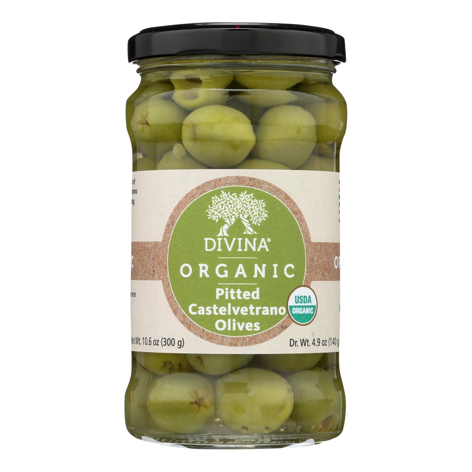 Divine, Divina - Olives Pit Cstlvtrno - Caisse de 6 - 4.9 OZ (paquet de 6)